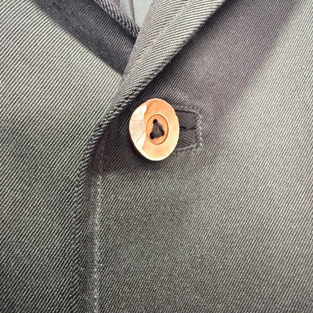 Tommy Bahama L Island‎ Soft Black 100% Silk 3-Button Blazer Jacket